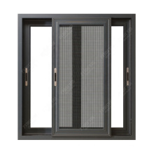 Puertas y diseños de ventanas de aluminio, ventanas de aluminio insonorizadas con doble vidrio corredizo